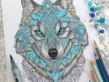 Drawing Of Wolf Facing forward Husky Drawing Siberian Husky Tatto