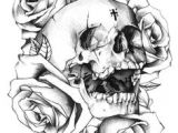 Drawing Skull and Flower 113 Best Skulls Roses Images Skull Skulls Drawings