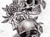 Drawing Skull and Flower Pin Od Mariusz nowak Na Tatuaa Tattoos Skull Tattoos I Rose Tattoos