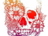 Drawing Skull and Flower Rainbow Flowers Skull Tattoo Design Skull Tattoo Color Popular