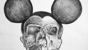 Drawing Skull Model Dead Mouse Drawing Pencil Charcoal Skulls Skull Dead Mouse Art