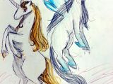 Drawing Unicorn Dog A Drawing Made by Me Of A Unicorn and A Pegasus This Drawing is