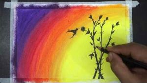 Drawing with Oil Pastels Easy for Beginners Painting Of Oil Pastel Oil Pastel Drawing Easy