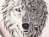 Drawing Wolf Face Step Step Pin by Joy Henke On Copic Markers Wolf Tattoos Tattoos Geometric