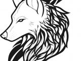Drawings Of A Wolves Head Draw Wolf Tattoo Drawing and Coloring for Kids Tattoos Wolf