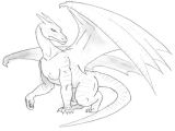 Drawings Of Dragons Full Body A A A Pencil Drawing Step by Step Draw Step by
