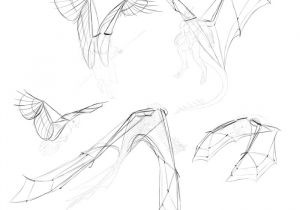 Drawings Of Dragons Laying Down How to Draw and Animate Wings Birds Bats and More Autodesk