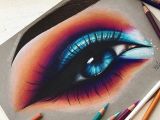 Drawings Of Eyes Coloured Hello Everyone Here S This Colorful Eye I Drew This Drawing is