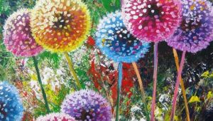 Drawings Of Flowers for Sale Dandelion Flower Painting Acrylic Canvases From Artists for Sale