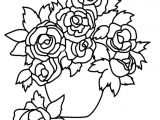 Drawings Of Flowers In A Vase Flower Coloring Pages for Adults New Cool Vases Flower Vase Coloring