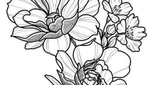 Drawings Of Flowers Pretty Floral Tattoo Design Drawing Beautifu Simple Flowers Body Art