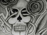 Drawings Of Skulls with Roses Skull Roses A C Simon Dessins Black White by Simon Pinterest