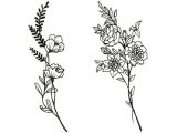 Drawings Of Tiny Flowers Really Liking these Flowers Tattoos Tatto