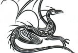Drawings Of Tribal Dragons Tribal Dragon by L Sway On Deviantart Dragons Black White