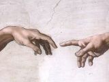 Drawings Of Two Hands touching Biography Michelangelo Art for Kids