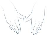 Drawings Of Two Hands touching Mudras Photo Gallery Hand Gestures