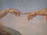 Drawings Of Two Hands touching the Creation Of Adam by Michelangelo Analysis Overview Video