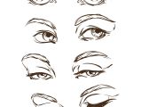 Drawings Of Woman S Eyes Hand Drawn Womens Eyes Vintage Vector Image On Vectorstock