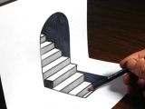 Easy 3d Drawings for Beginners How to Draw 3d Steps On Paper Easy Trick Art Optical Illusion