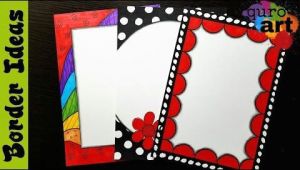 Easy Border Designs for School Projects to Draw Britto Border Designs On Paper Border Designs Project