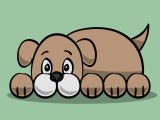 Easy Drawing Dogs Step by Step How to Draw A Simple Cartoon Dog 11 Steps with Pictures