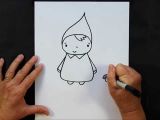 Easy Drawing for 6 Year Olds How to Draw A Garden Gnome Step by Step Easy Drawing Tutorial Art
