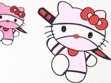 Easy Drawing for Kindergarten How to Draw Hello Kitty Ninja Version Easy Step by Step Drawing