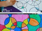 Easy Drawing Ideas for 4 Year Olds Kids Art Projects Watercolor Circle Art the Results are Always