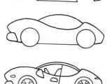 Easy Drawing Lamborghini How to Draw A Cartoon Race Car Art Drawings Patterns