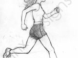 Easy Drawing Of A Girl Running Another Running Girl Pencil Sketch Sinx Designs