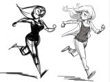 Easy Drawing Of A Girl Running Collection Of Girl Running Easy Drawing