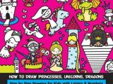 Easy Drawing Using Numbers Bol Com How to Draw Princesses Unicorns Dragons Step by Step