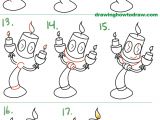 Easy Drawings for Kid Beginners How to Draw Lumiere Cute Kawaii Chibi From Beauty and the Beast