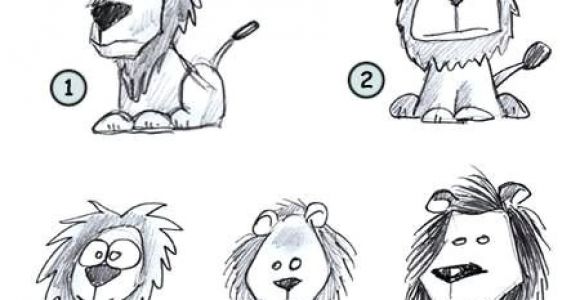 Easy Drawings Lion King Drawing A Cartoon Lion Doodles and Such Pinterest Drawings