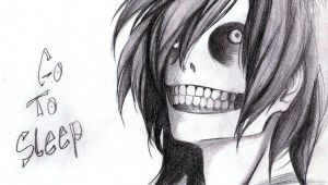 Easy Drawings Of Jeff the Killer Jeff the Killer Drawings Quick Draw Jeff the Killer by