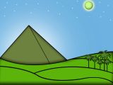 Easy Drawings Of Nature Step by Step How to Draw the Egyptian Pyramids 5 Steps with Pictures