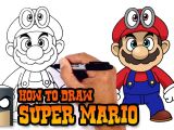 Easy Drawings Of Undertale How to Draw Super Mario Super Mario Odyssey