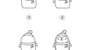 Easy Drawings Penguin Draw A Penguin Jahreszeiten Pinterest Christmas Drawings Und