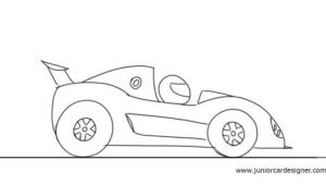 Easy Drawings Sports How to Draw A Cartoon Race Car Art Drawings Patterns