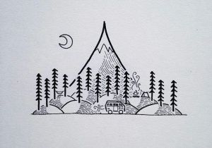 Easy Drawings with Sharpies Image Result for Drawing Lake Easy Simple Diy Drawings Art Art