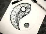 Easy Drawings Yin Yang Tattoo Ideas Geometric Yin Yang Best Tattoos Sketch References
