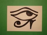 Easy Egyptian Drawings Let S Draw the Egyptian Eye Of Horus Youtube