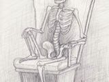 Easy How to Draw A Skeleton 39 Best Skeleton Drawings Images Drawings Skeleton
