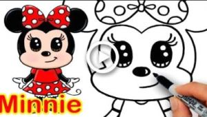 Easy Minnie Mouse Drawing Step by Step How to Draw Disney Minnie Mouse Cute Step by Step Easy
