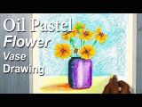 Easy Oil Pastel Drawing for Beginners Step by Step 6575 Simple Flower Vase Drawing for Beginners In Oil Pastel