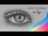 Easy Procreate Drawings How to Draw An Eye Procreate Tutorial Youtube In 2019