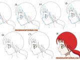 Easy Side Face Drawing How to Draw An Anime Manga Face and Eyes From the Side In