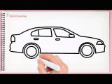 Easy Steps to Make Drawings How to Draw Simple Car Step by Step Learn Easy Drawing A Car