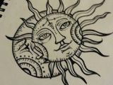 Easy Sun and Moon Drawing Simple Sun Drawing Tumblr Google Search Tattoos Zeichnen