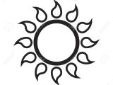 Easy Sun and Moon Drawing Simple Sun Stencil Yatay Horizonconsulting Co